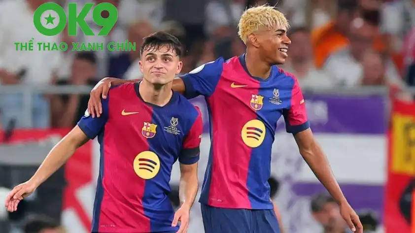Bộ đôi cầu thủ xuất chúng của CLB Barcelona.